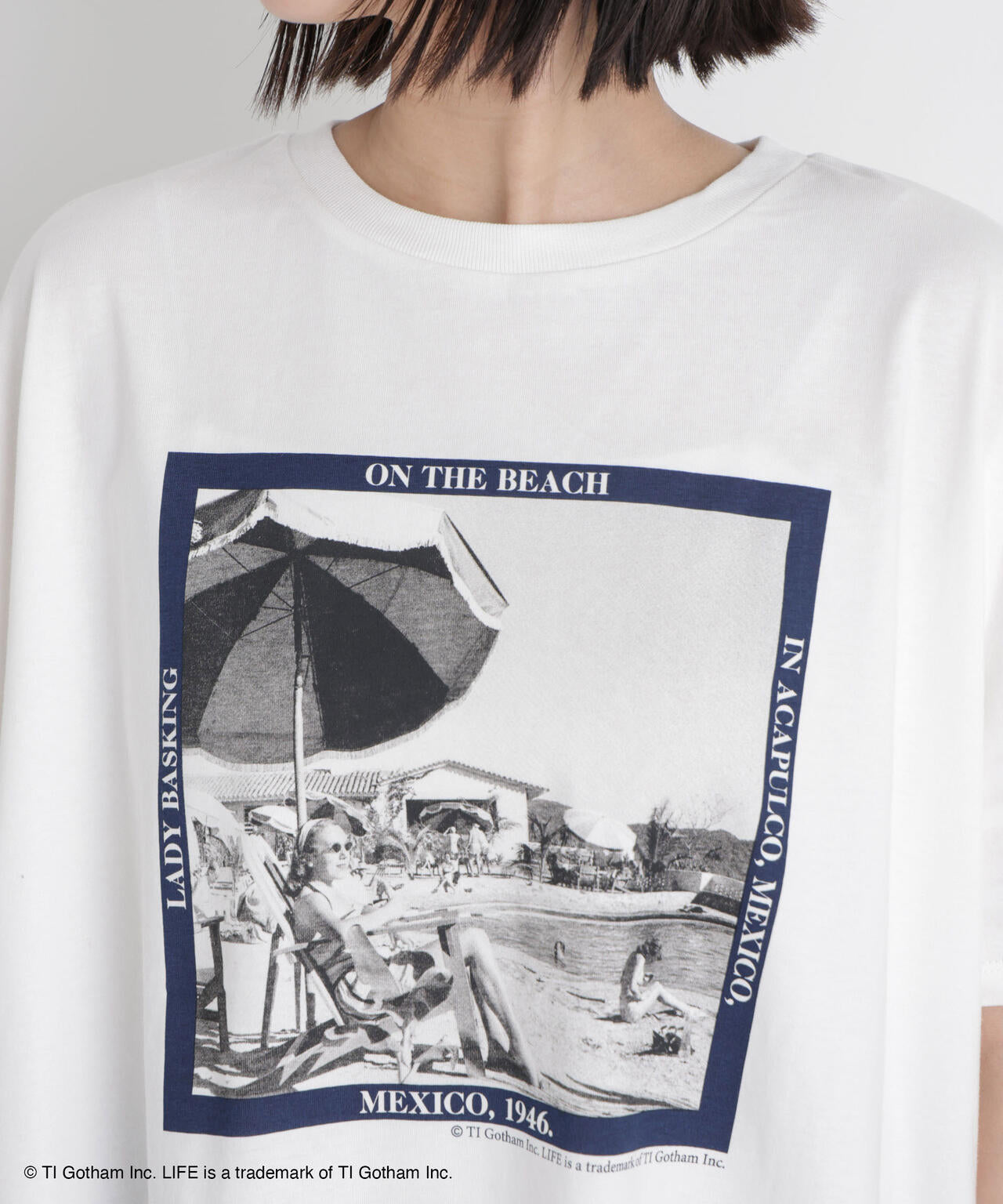 GOOD ROCK SPEED / LIFE PICTURE COLLECTION Big Tshirts White