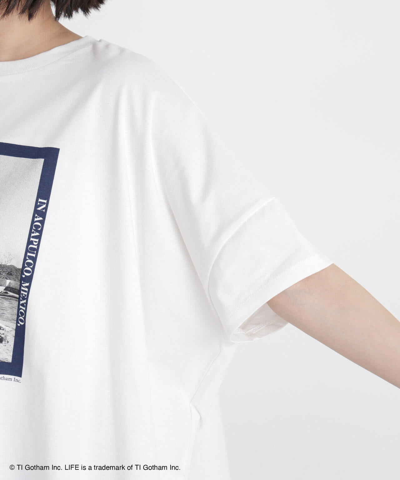 GOOD ROCK SPEED / LIFE PICTURE COLLECTION Big Tshirts White