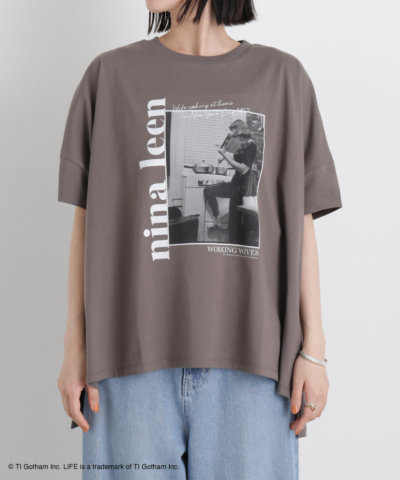 GOOD ROCK SPEED/LIFE PICTURE COLLECTION Big Tshirts Charcoal 6716124027