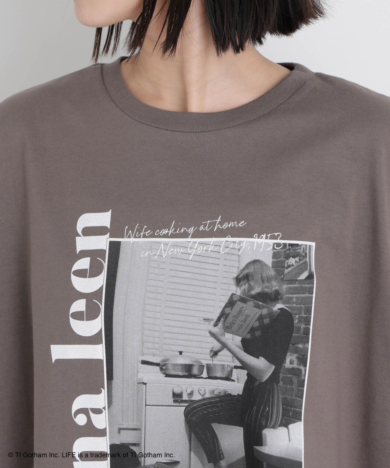 GOOD ROCK SPEED/LIFE PICTURE COLLECTION Big Tshirts Charcoal 6716124027