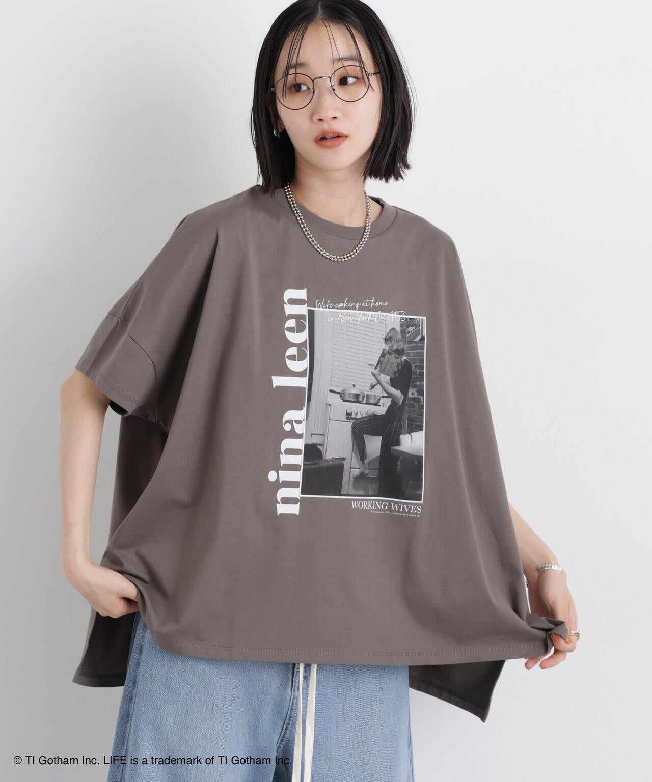 GOOD ROCK SPEED/LIFE PICTURE COLLECTION Big Tshirts Charcoal 6716124027