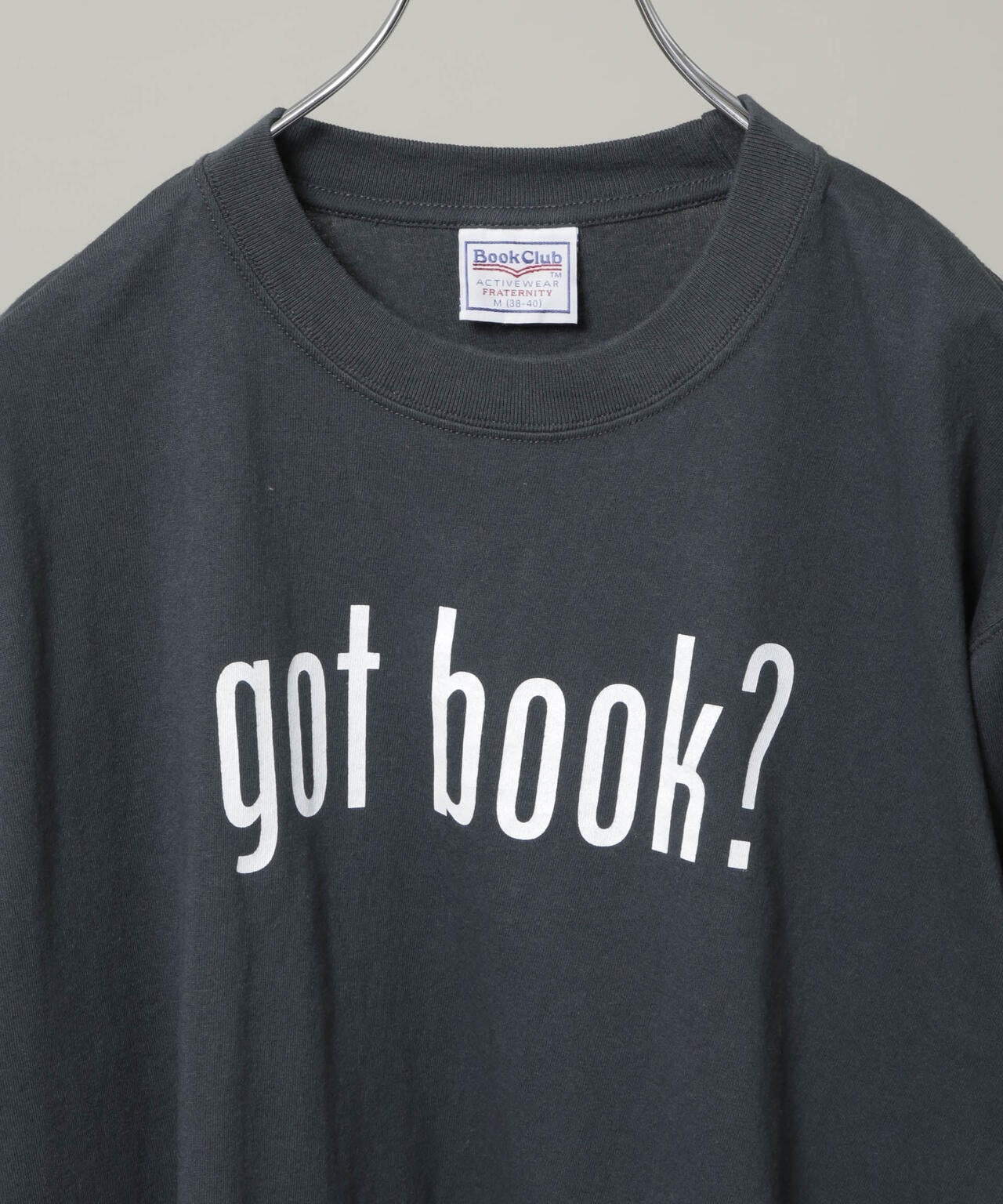 BOOKCLUB/7oz Jersey Tube Body Tee 6716124028