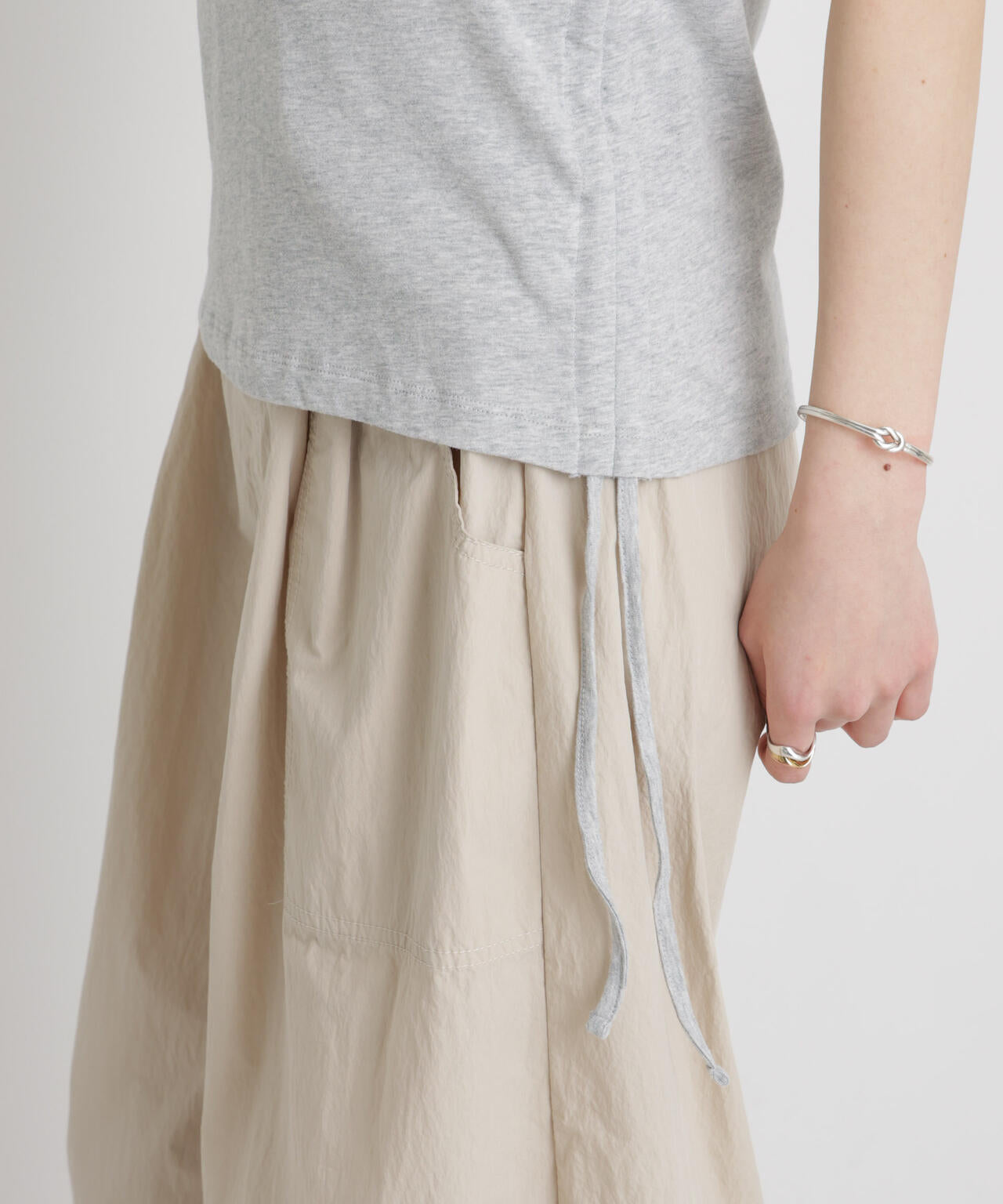 BOOKCLUB/別注 Raglan shirring shirts 6716124029