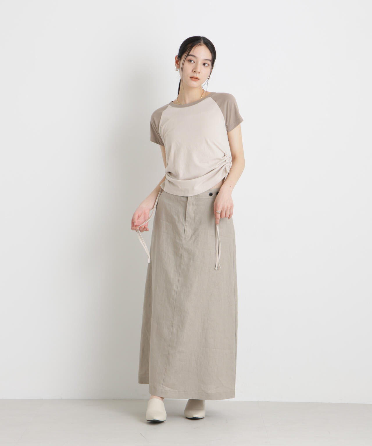 BOOKCLUB / 別注 Raglan shirring shirts