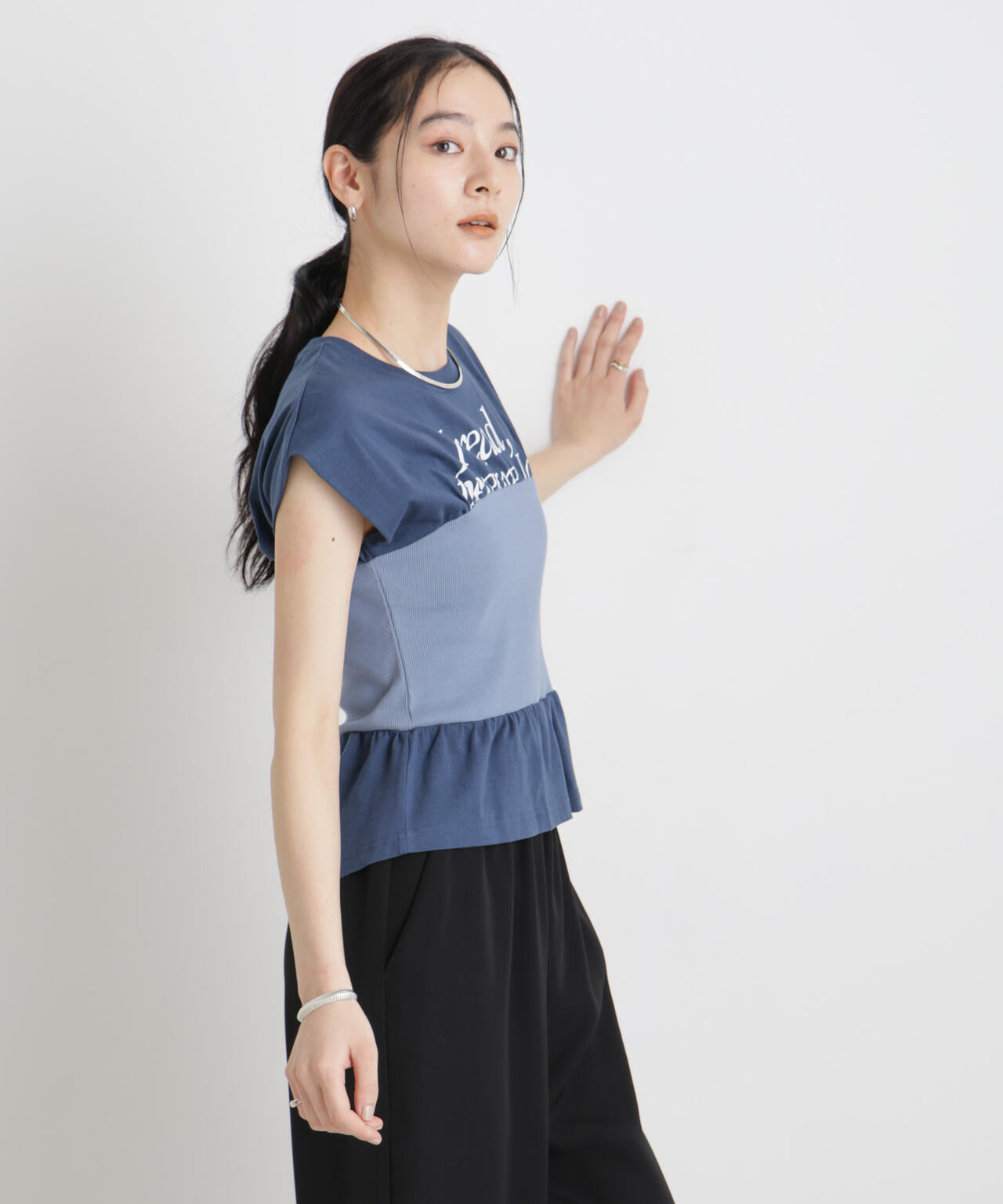 BOOKCLUB/別注 Bustier T shirts 6716124030