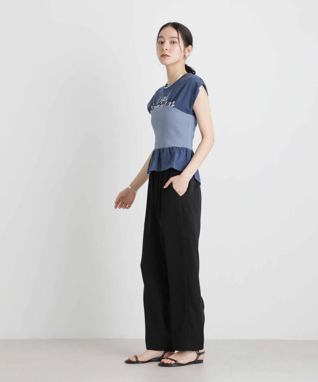 BOOKCLUB/別注 Bustier T shirts 6716124030