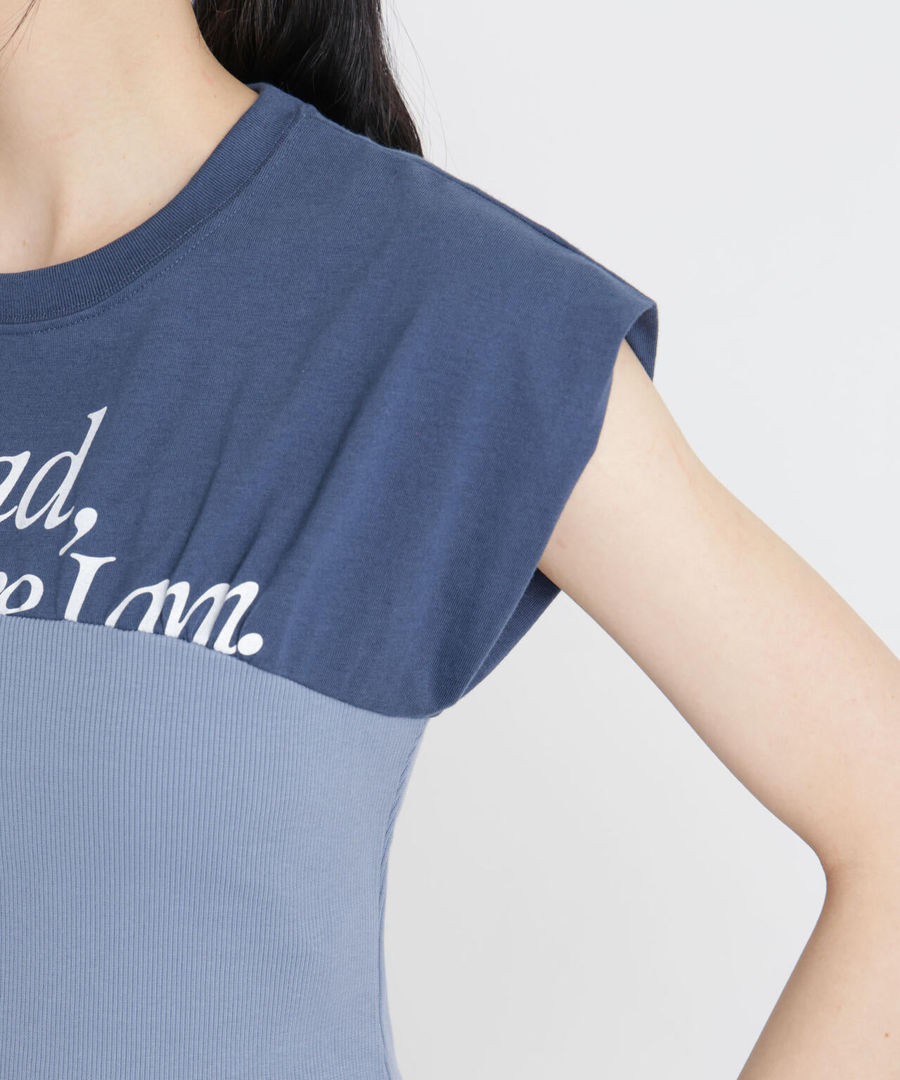 BOOKCLUB/別注 Bustier T shirts 6716124030