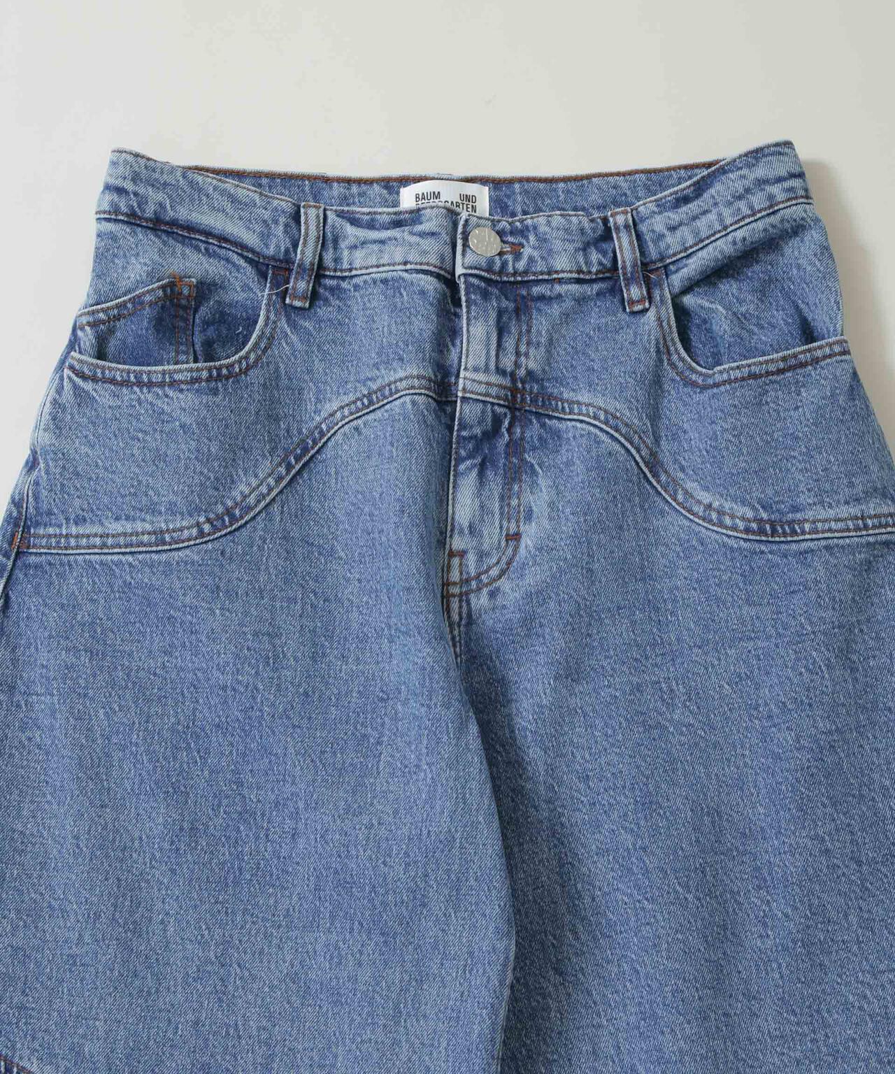 BAUM UND PFERDGARTEN/Patch denim パンツ(セットアップ可) 6716127004