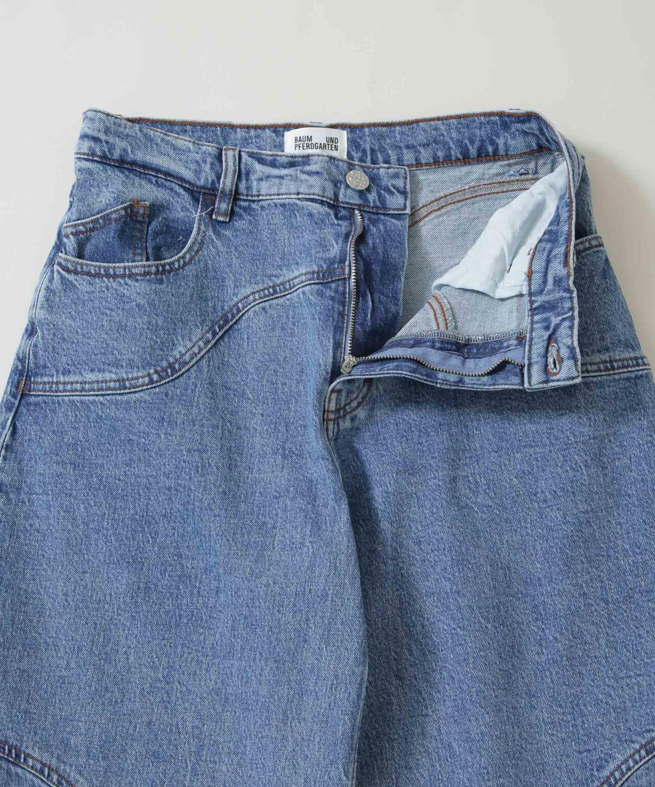 BAUM UND PFERDGARTEN/Patch denim パンツ(セットアップ可) 6716127004