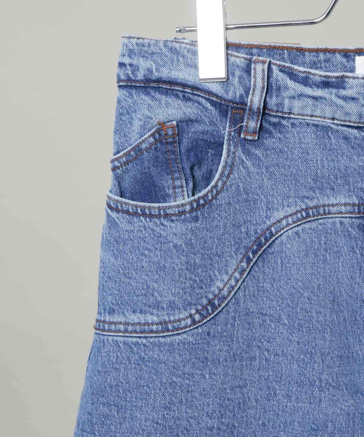 BAUM UND PFERDGARTEN/Patch denim パンツ(セットアップ可) 6716127004