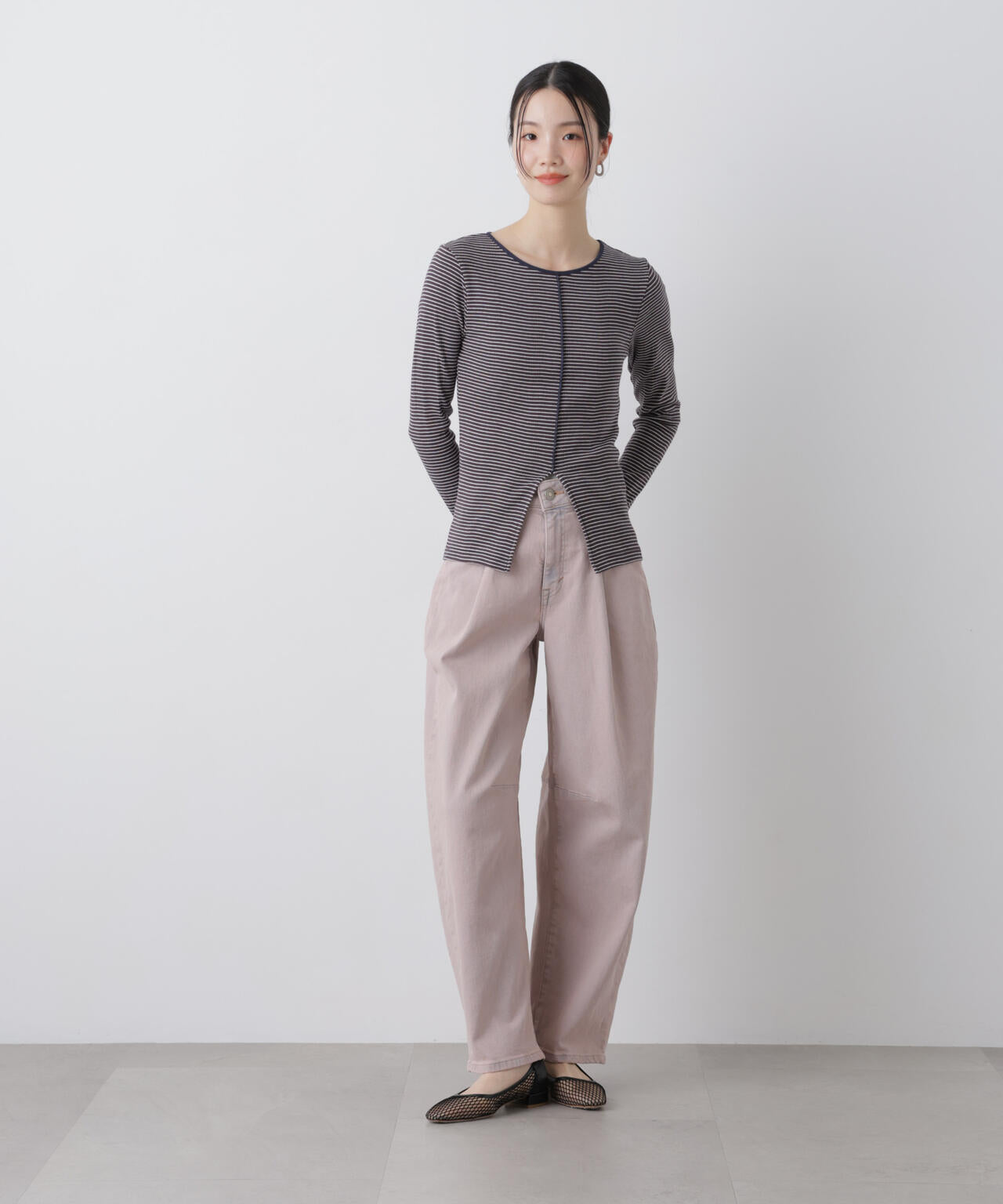 SOMETHING/HANA TUCK CURVE TAPERED 6716127009