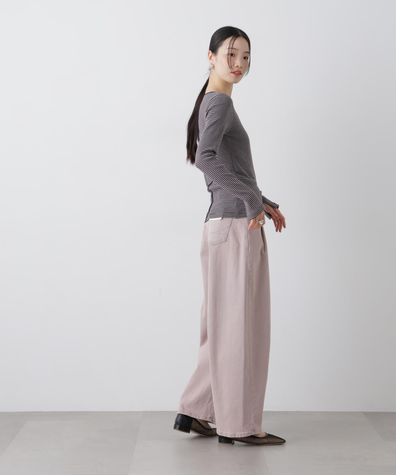 SOMETHING/HANA TUCK CURVE TAPERED 6716127009