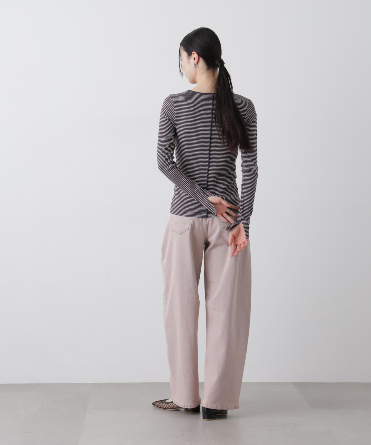 SOMETHING / HANA TUCK CURVE TAPERED