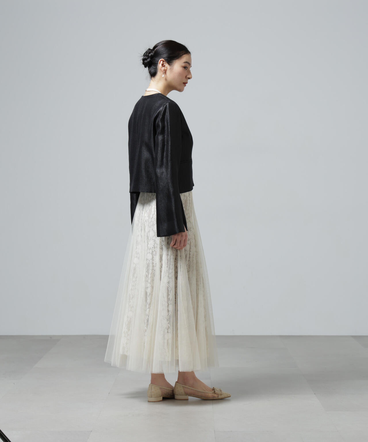 CHOKLATE PARIS/チュールレーススカート 6716130002