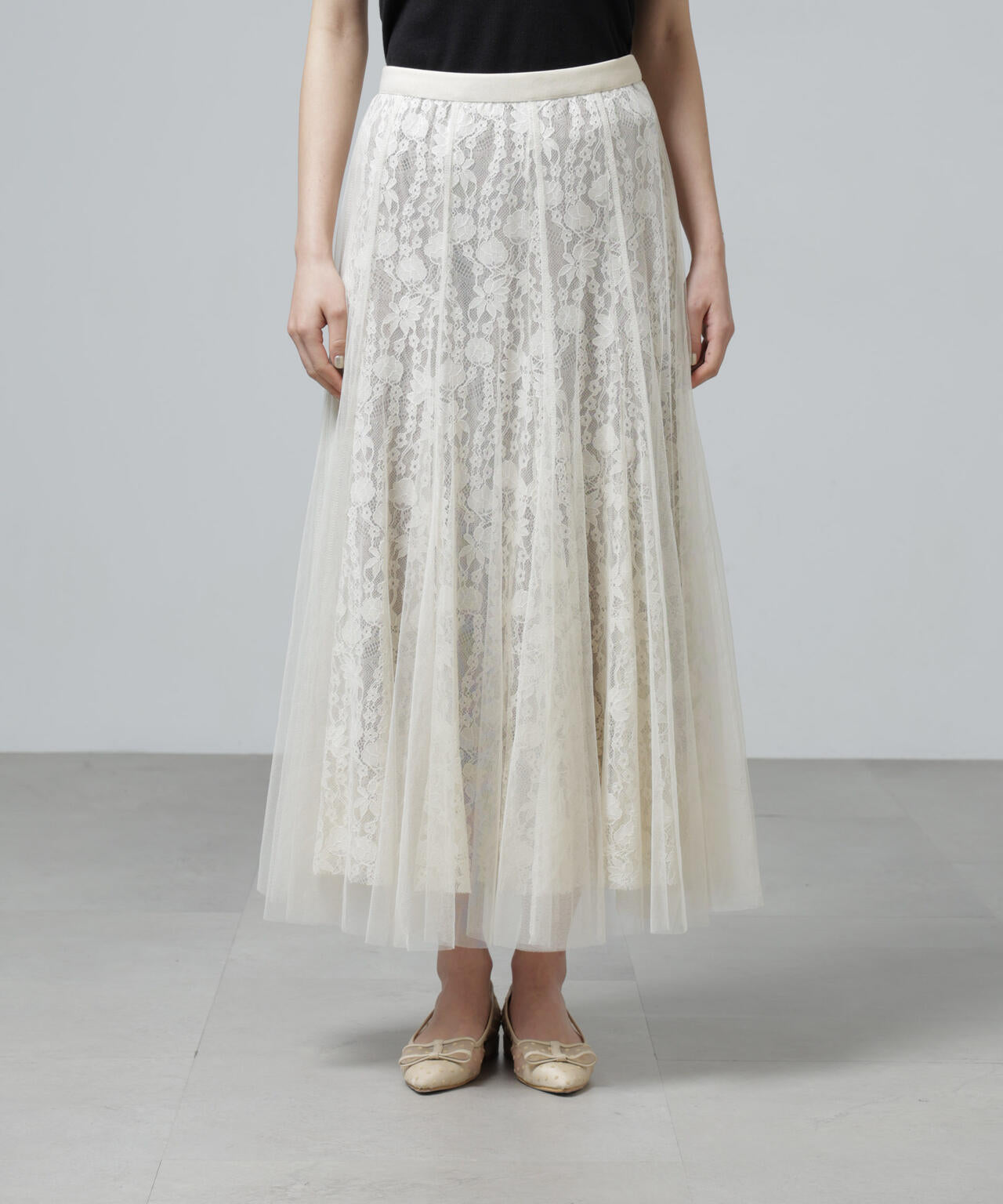 CHOKLATE PARIS/チュールレーススカート 6716130002