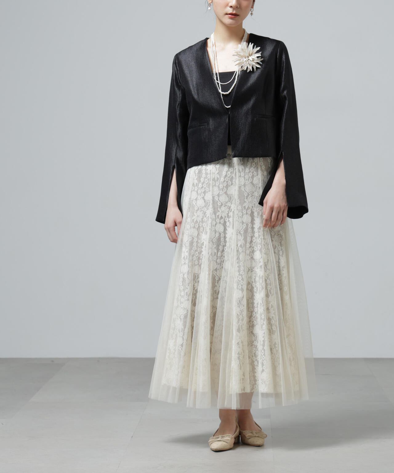 CHOKLATE PARIS/チュールレーススカート