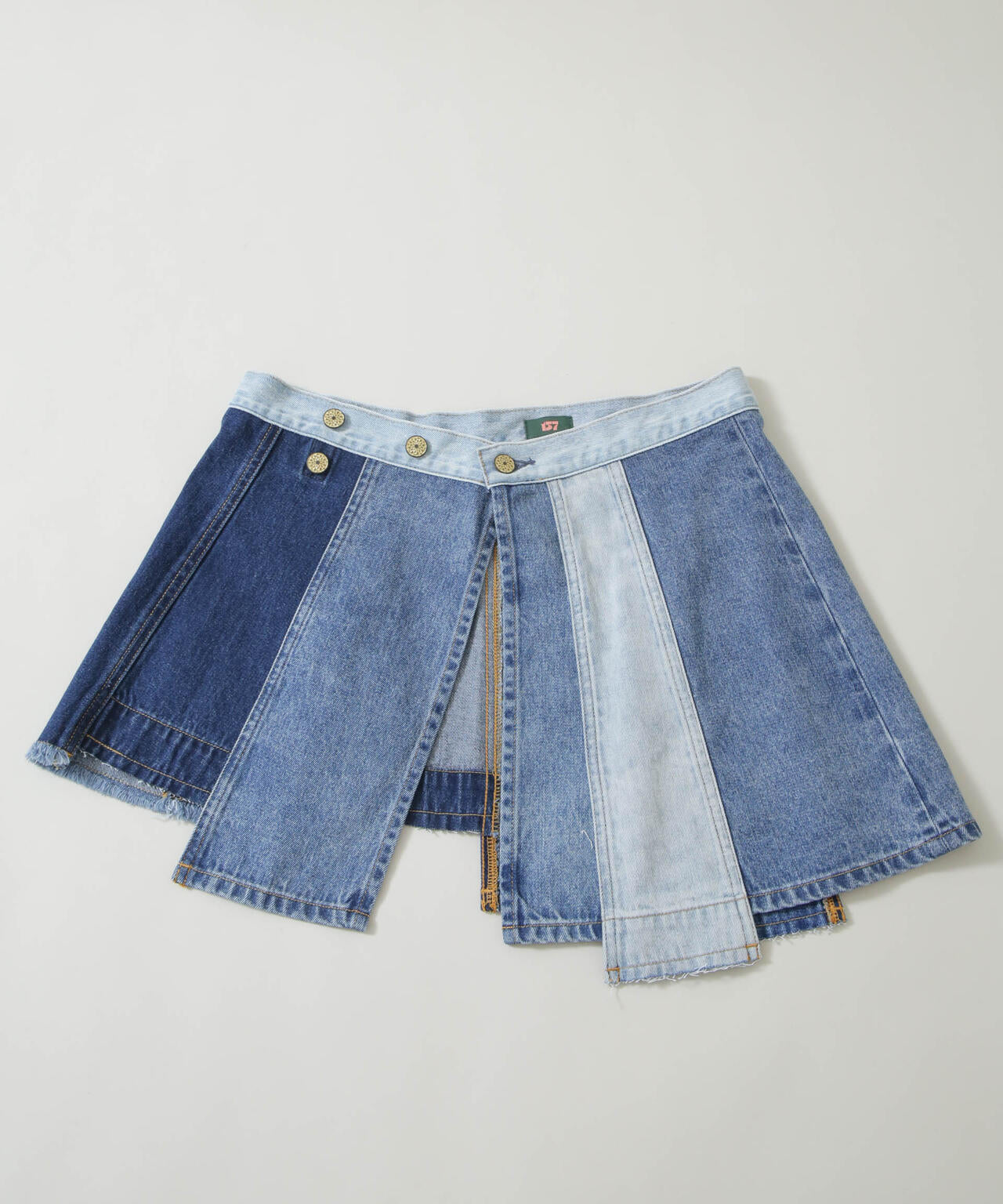 157/2WAY MINI WRAP SKIRT 6716130008