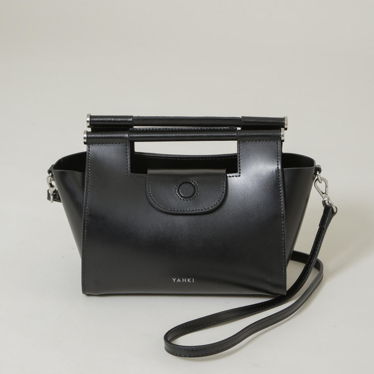 YAHKI / W FACE バーハンドル ショルダーバッグ