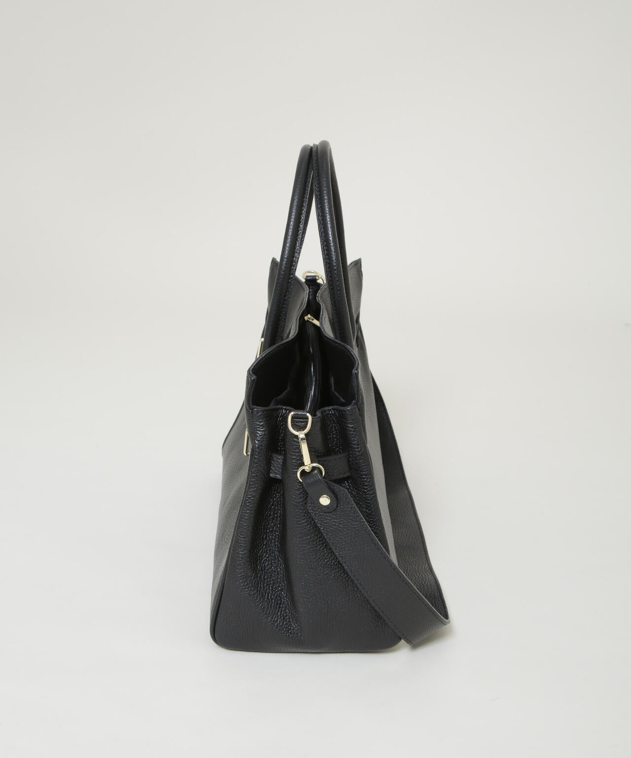 AULENTTI / レザーターンロックモチーフ ビッグトート