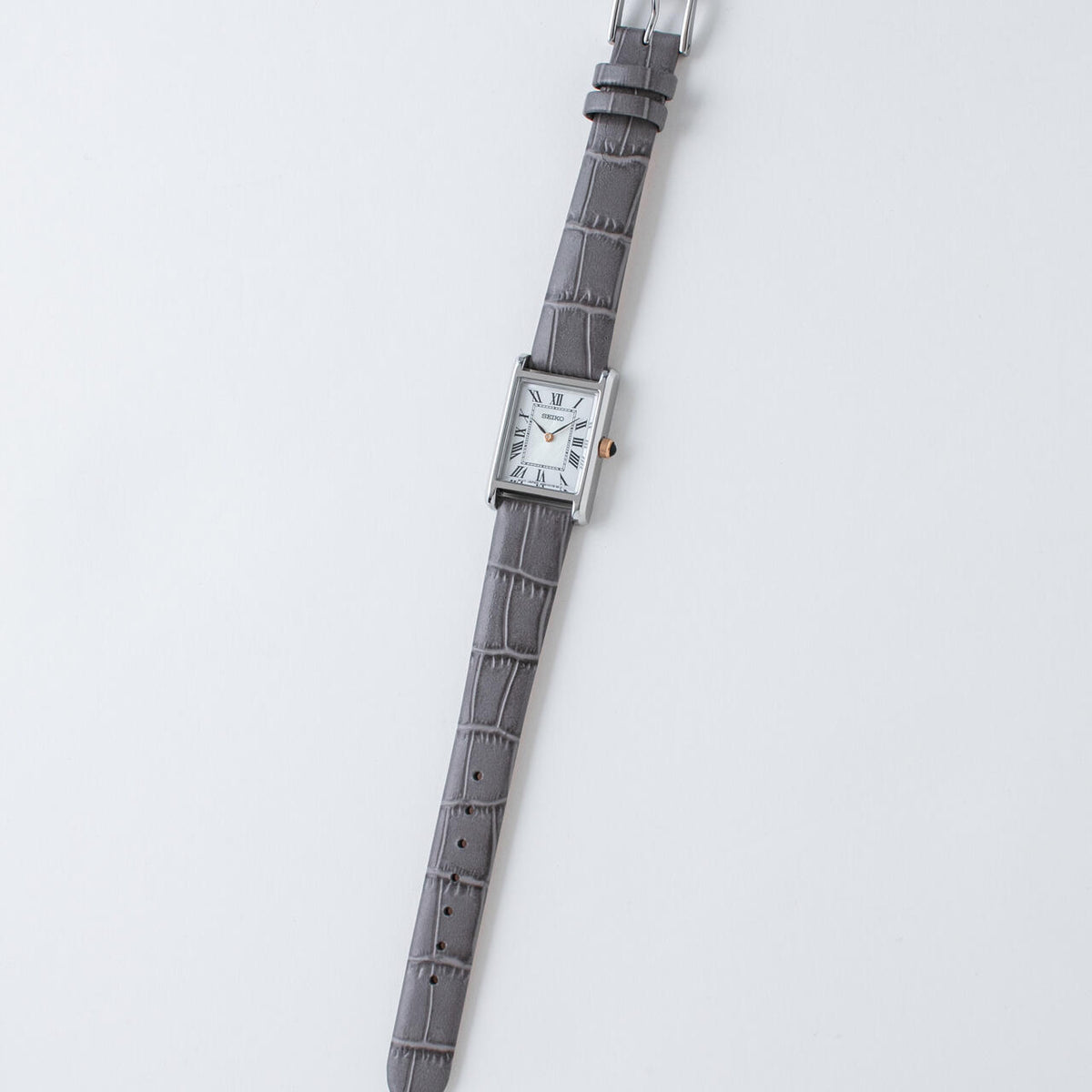 SEIKO / セイコー コラボレーション スクエア シルバー × グレー