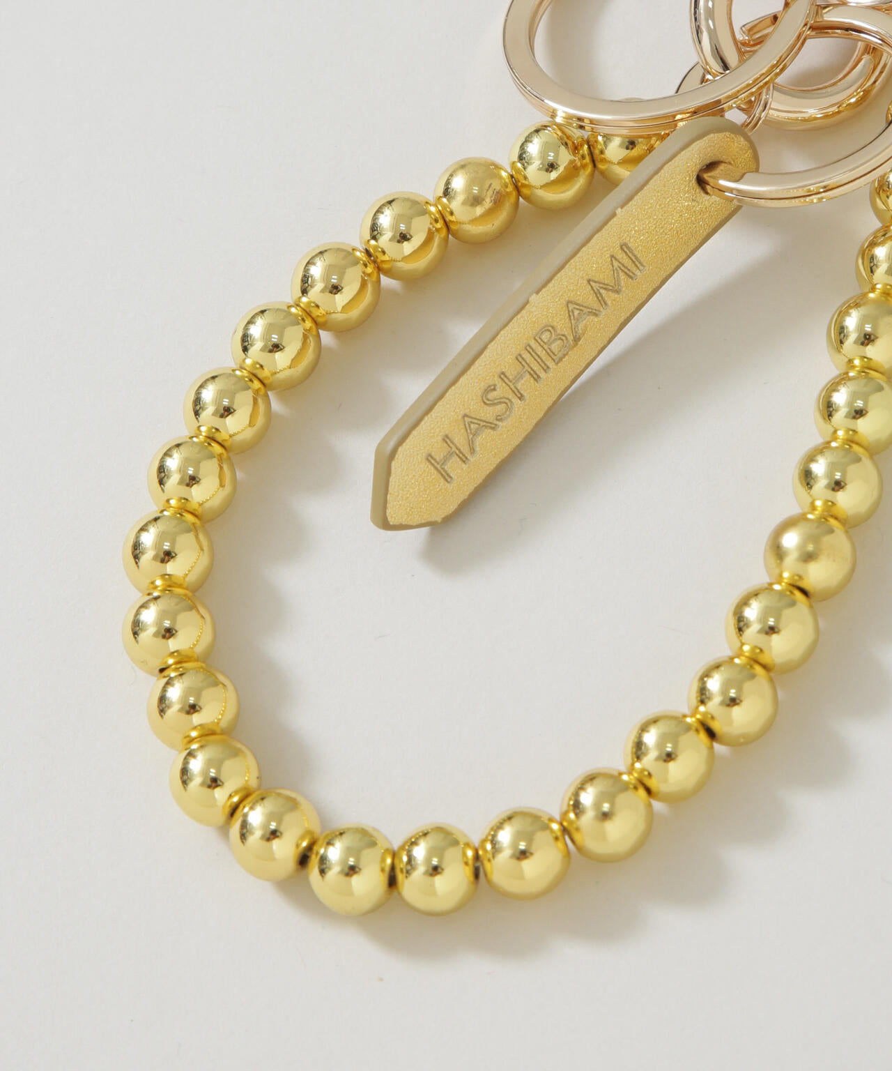 HASHIBAMI/ヘマタイト 丸玉 スマホハンドストラップ 6716153016