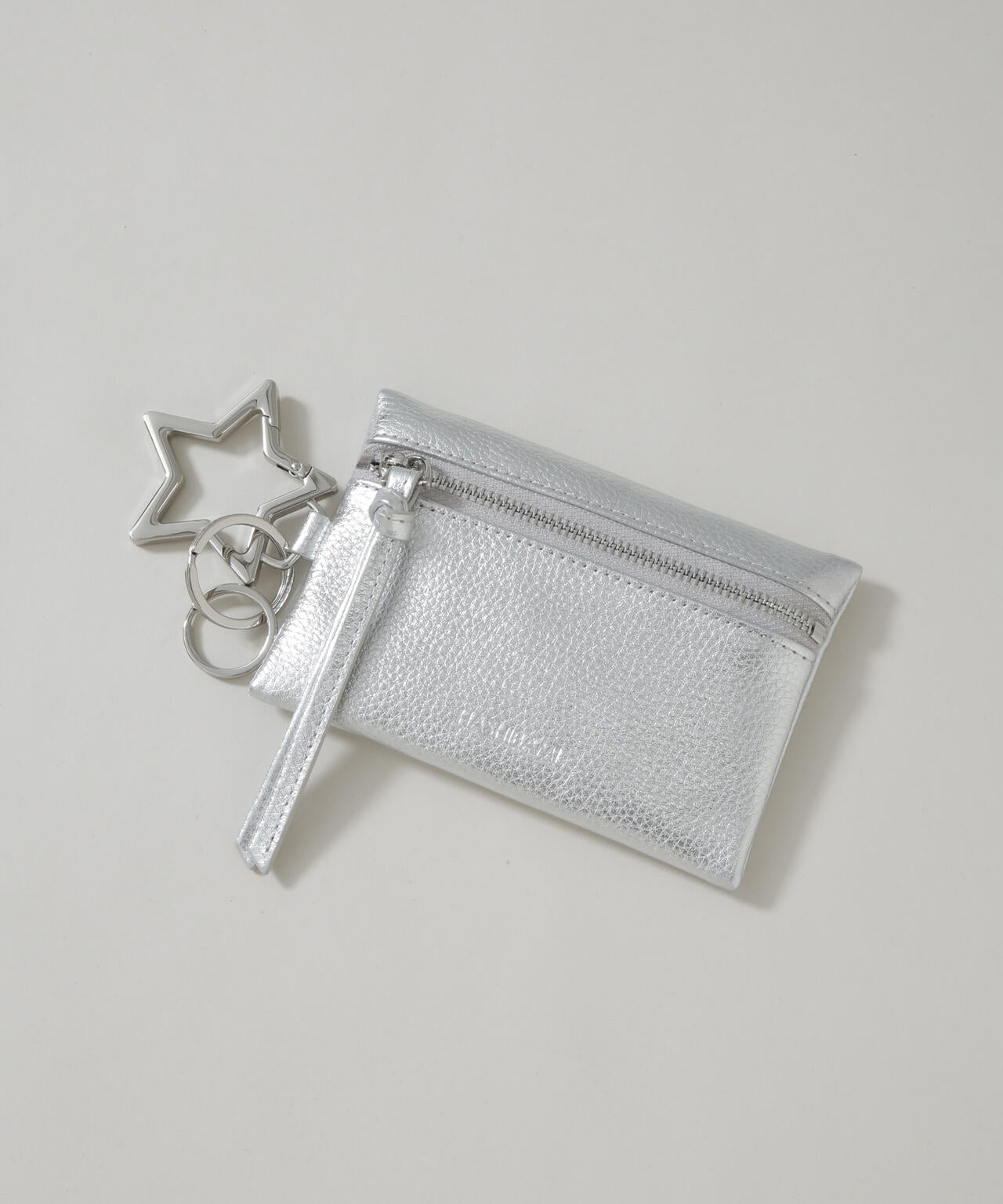 HASHIBAMI/カラビナキーリング ジップポーチ