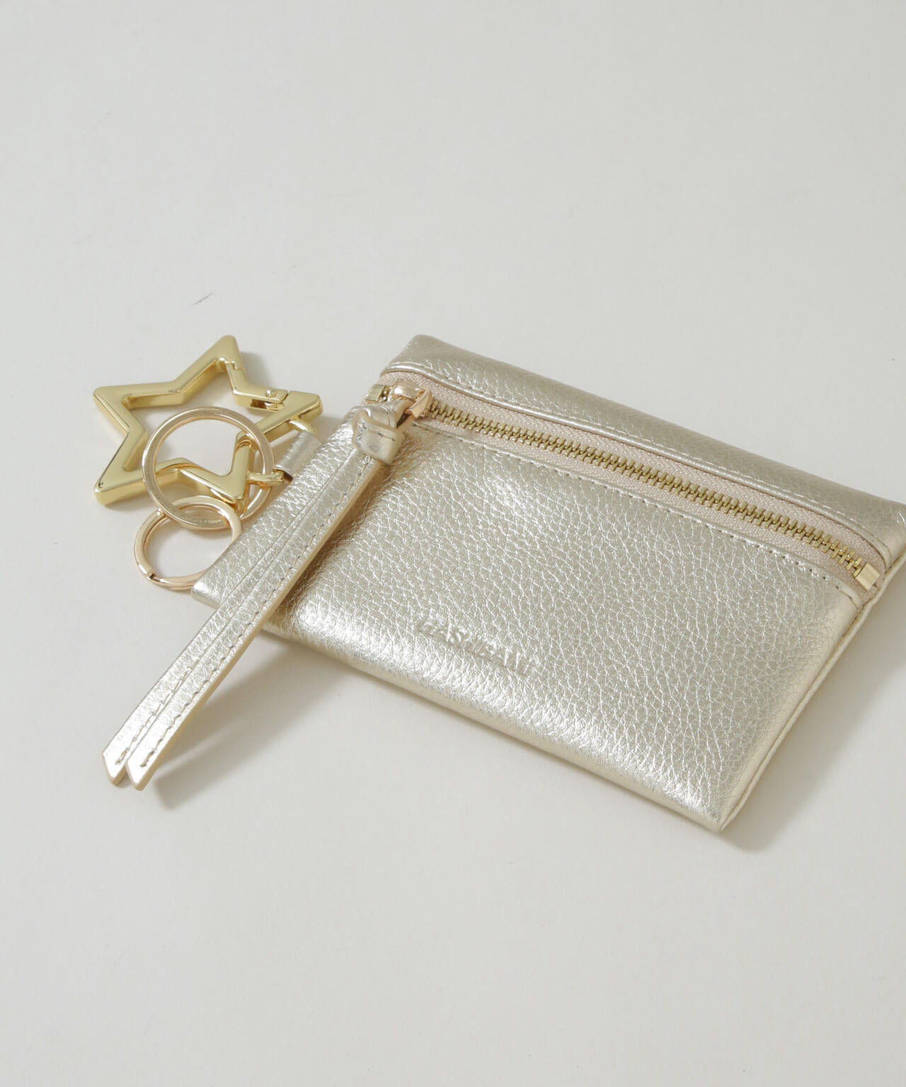 HASHIBAMI/カラビナキーリング ジップポーチ 6716153017