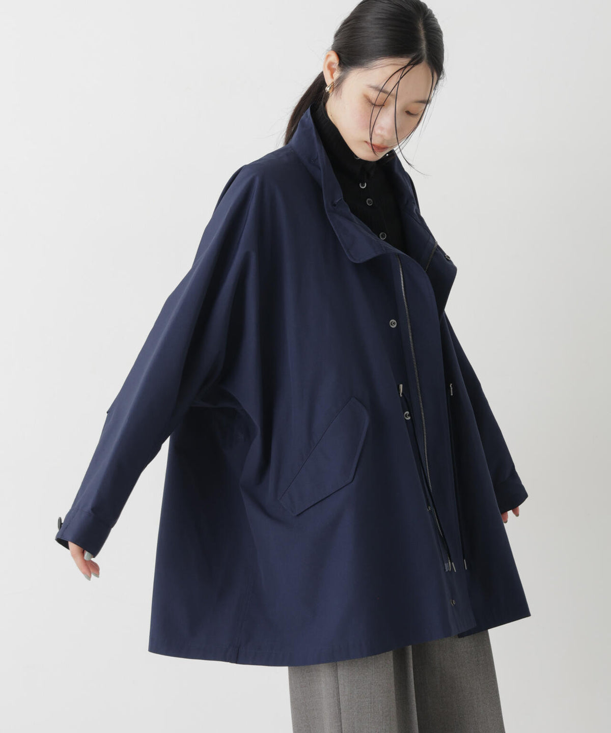 VACHEMENT/シェルタフタモッズコート 6716211001
