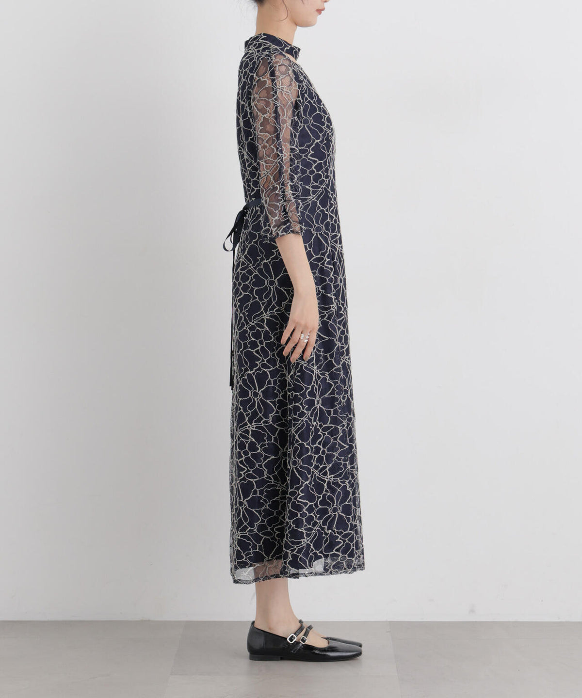 kaene/コードレースチョーカーネックドレス 6716219038