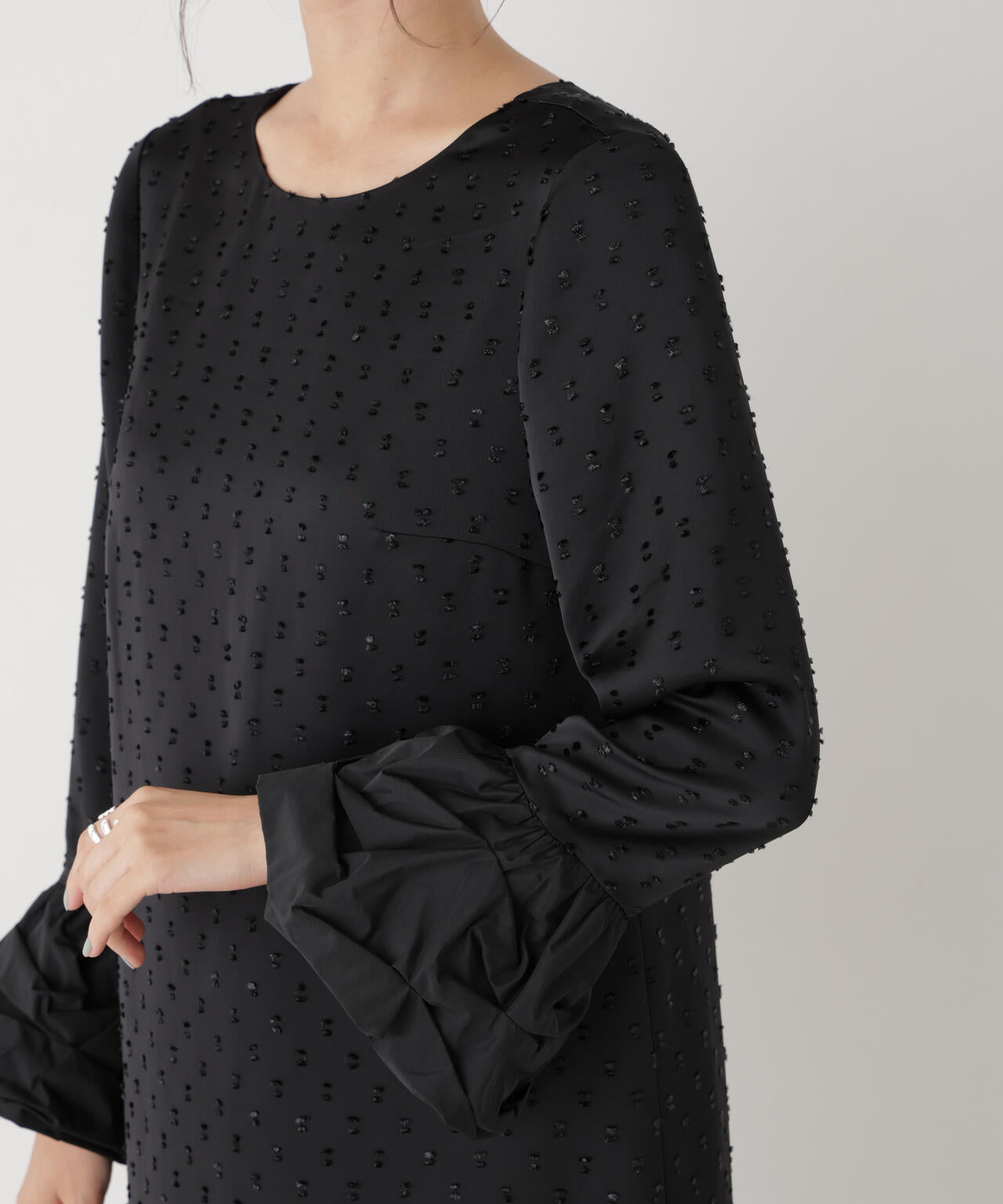 kaene/スモックカフスドビードレス 6716219039