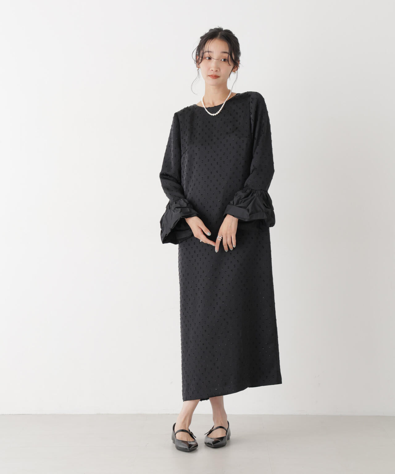 kaene/スモックカフスドビードレス 6716219039