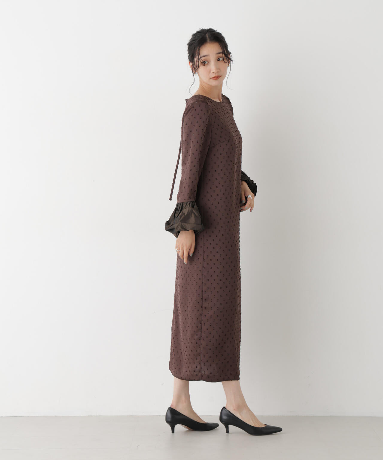 kaene/スモックカフスドビードレス 6716219039
