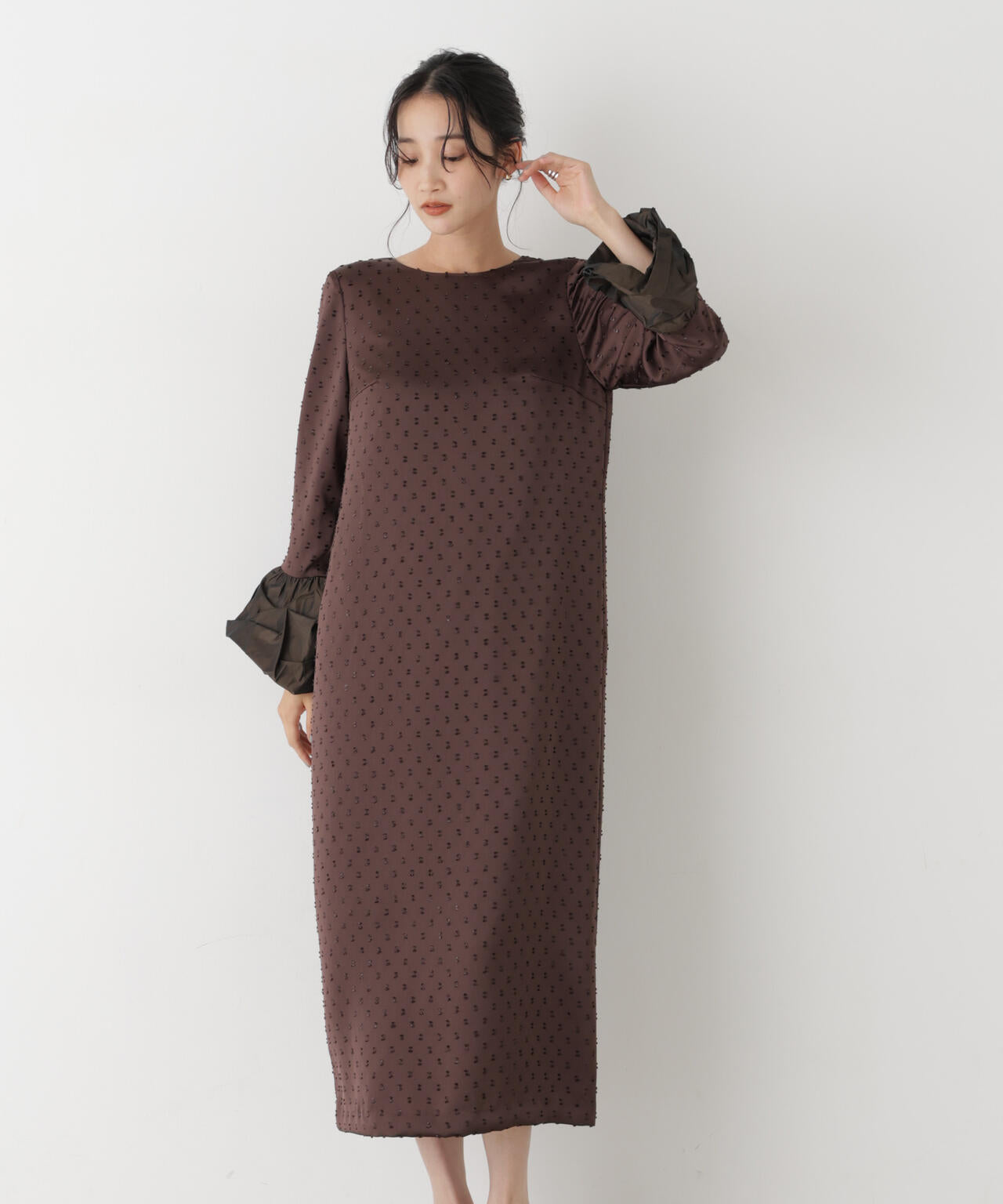 kaene/スモックカフスドビードレス 6716219039