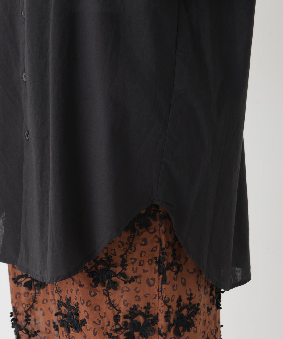 crinkle crinkle crinkle/cotton frill collar shirts 6716220003