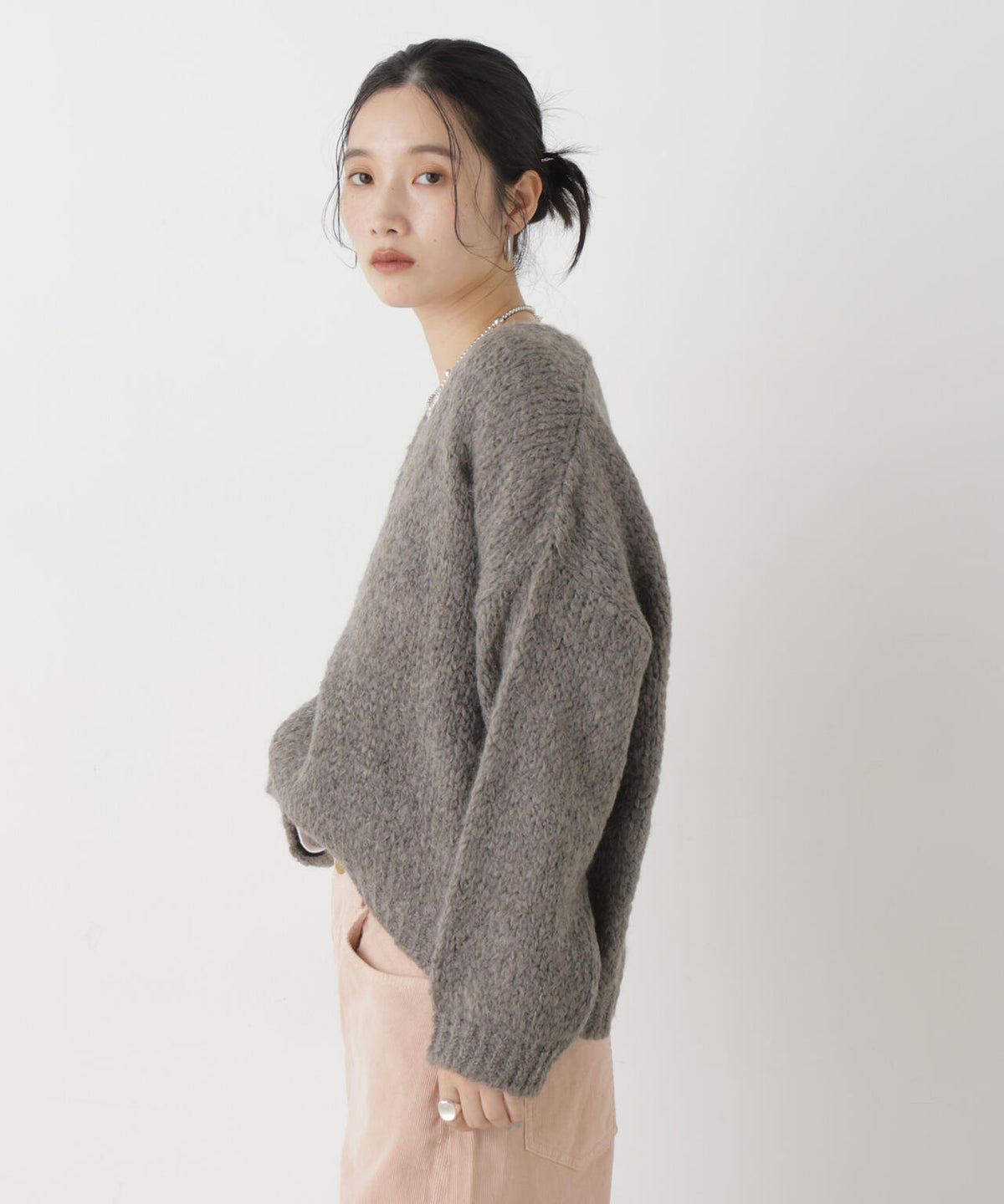 TRICOTS JEAN MARC/Vネックプルオーバー 6716222001