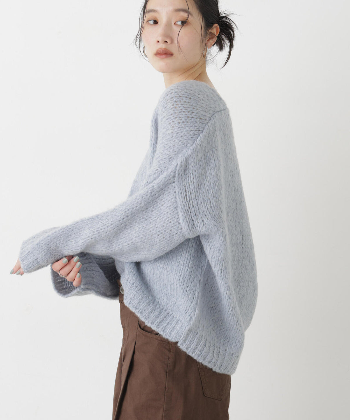 TRICOTS JEAN MARC/Vネックプルオーバー 6716222001