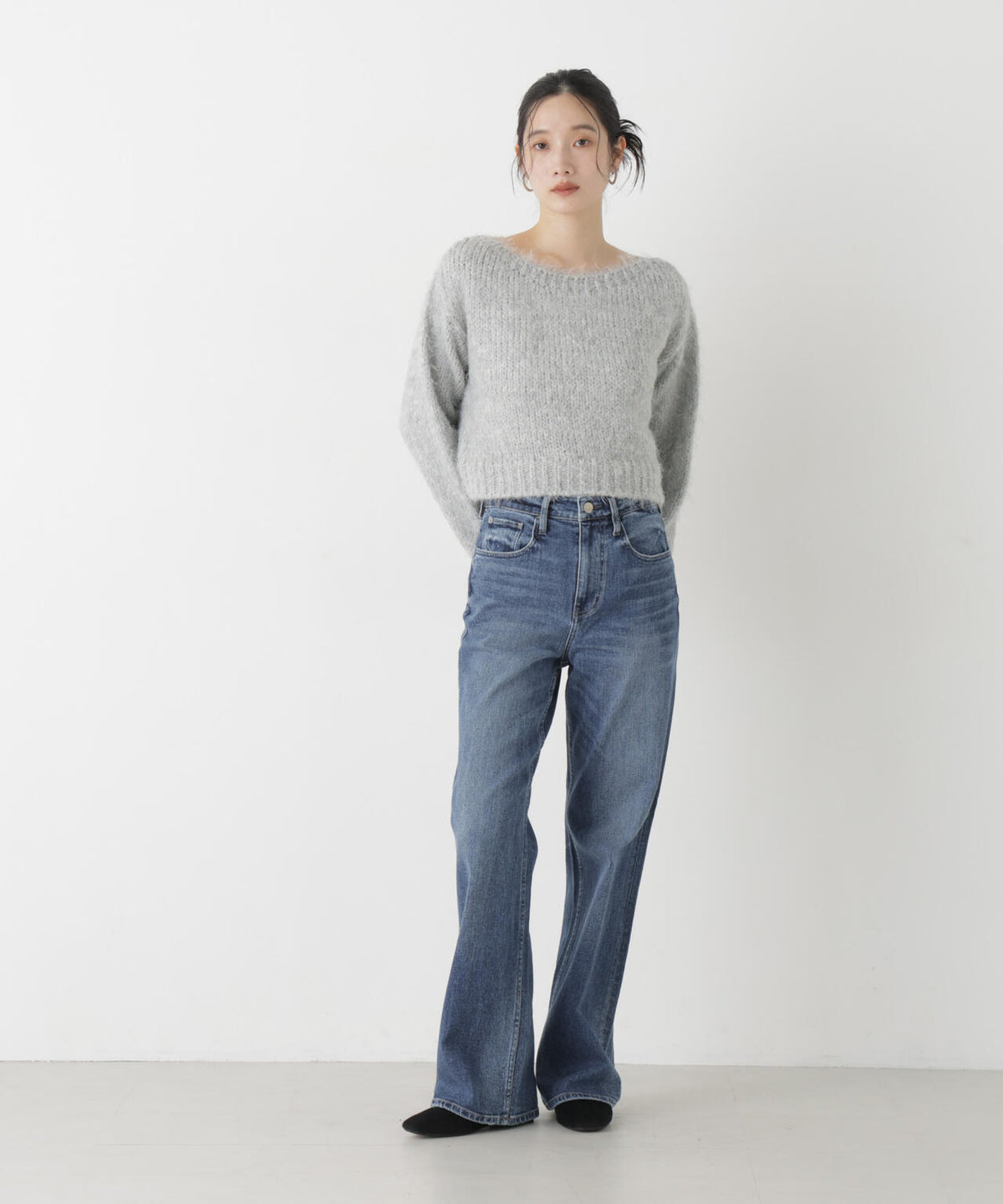 TRICOTS JEAN MARC/ボートネックショートプルオーバー 6716222002