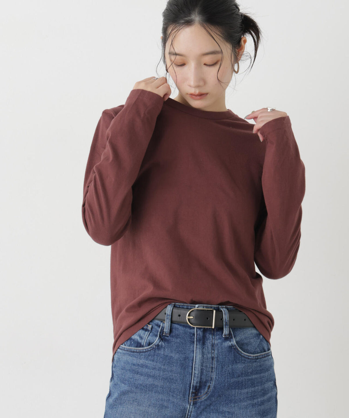 Hanes/2P Japan Fit for HER ロングスリーブT 6716223002
