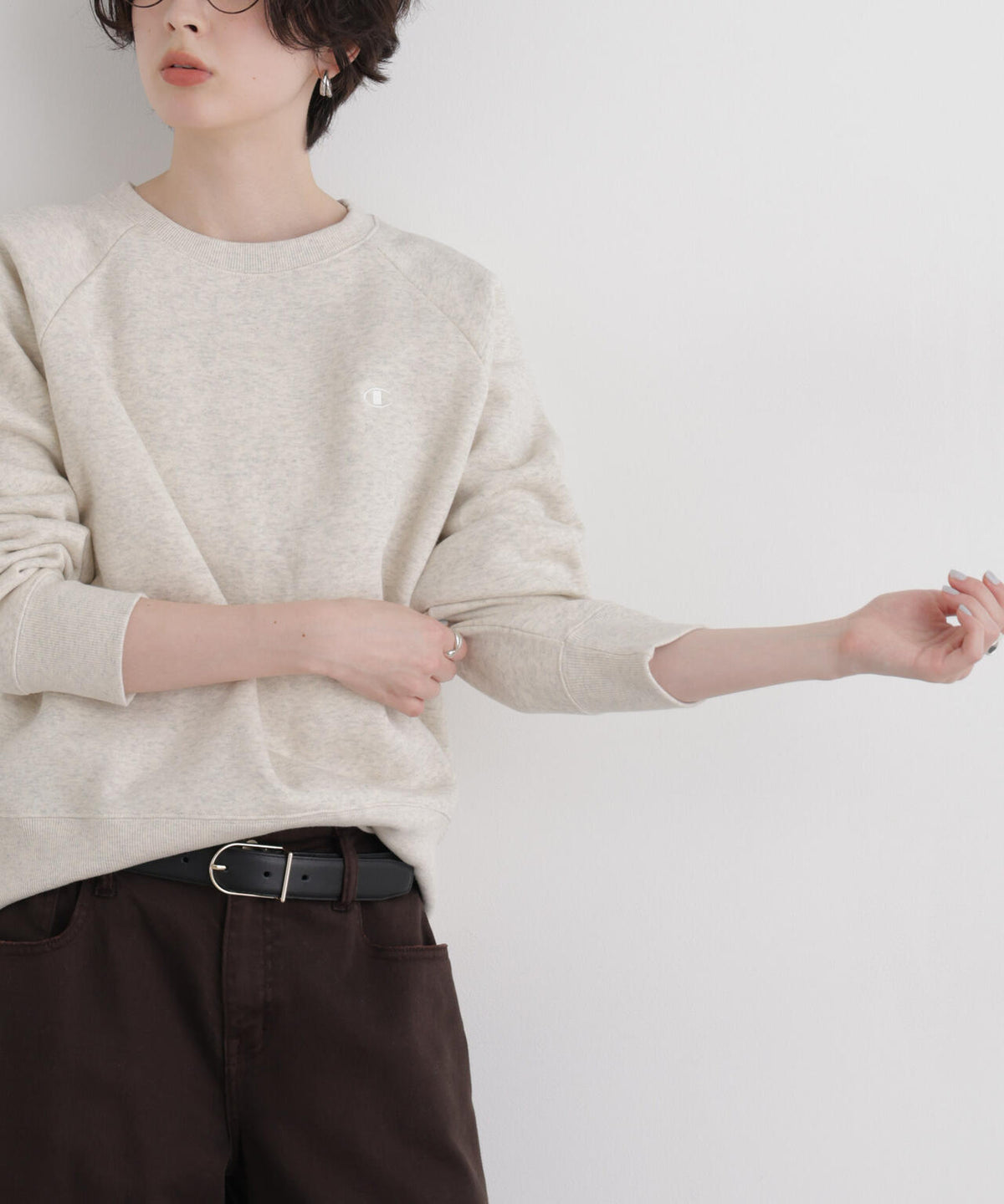 Champion/RAGLAN SLEEVE SWEATSHIRT 6716223004