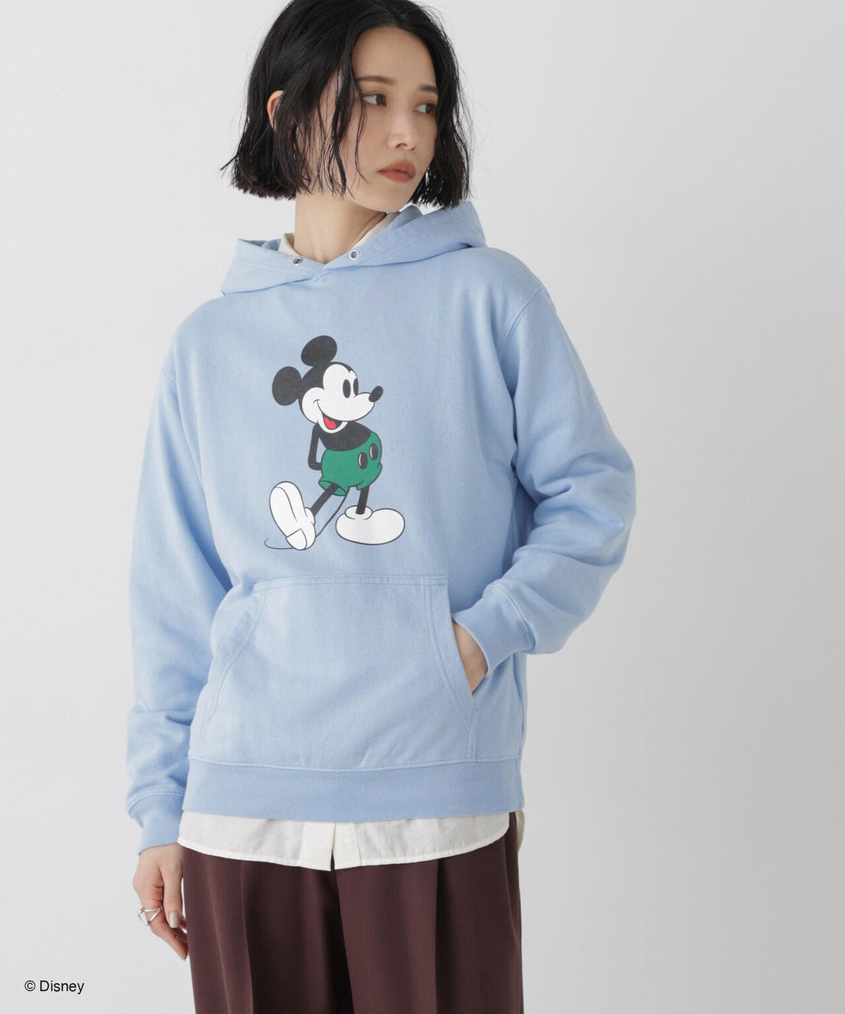 GOOD ROCK SPEED/ MICKEY / Hoodie Lt.Blue 6716223036