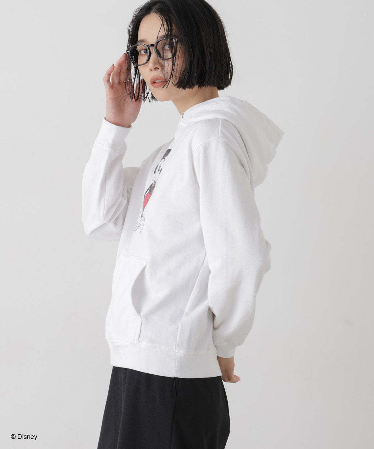 GOOD ROCK SPEED/ MICKEY /Hoodie White 6716223037