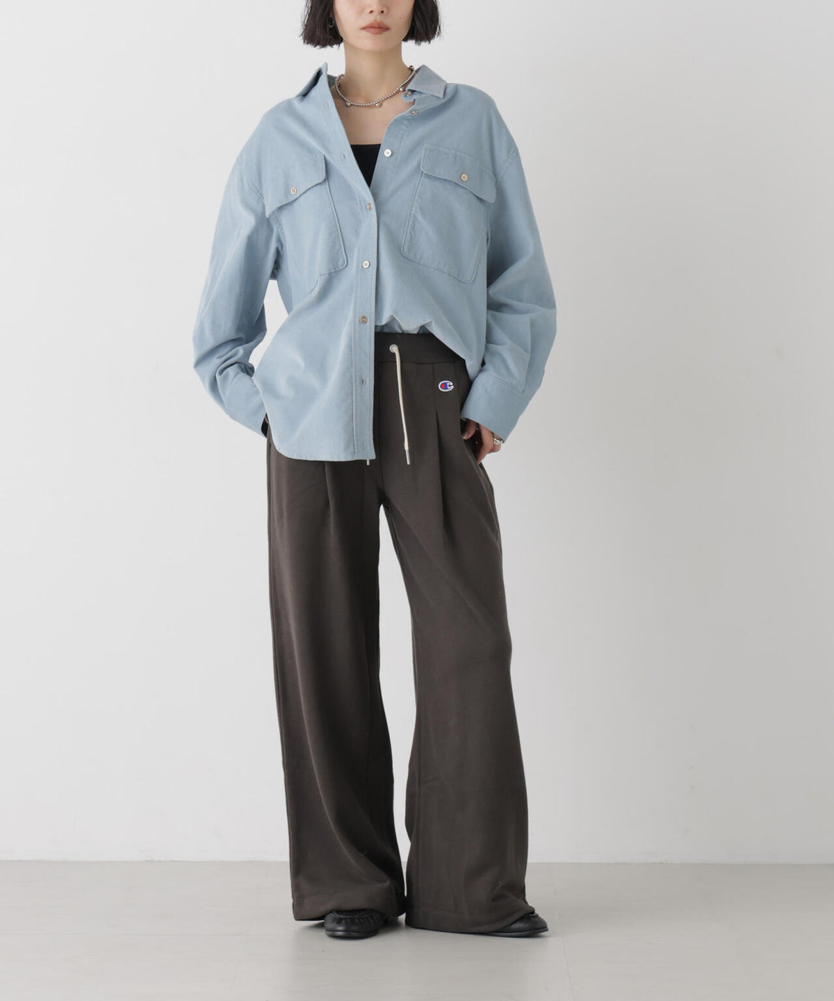 Champion/WIDE SWEATPANTS 6716227009