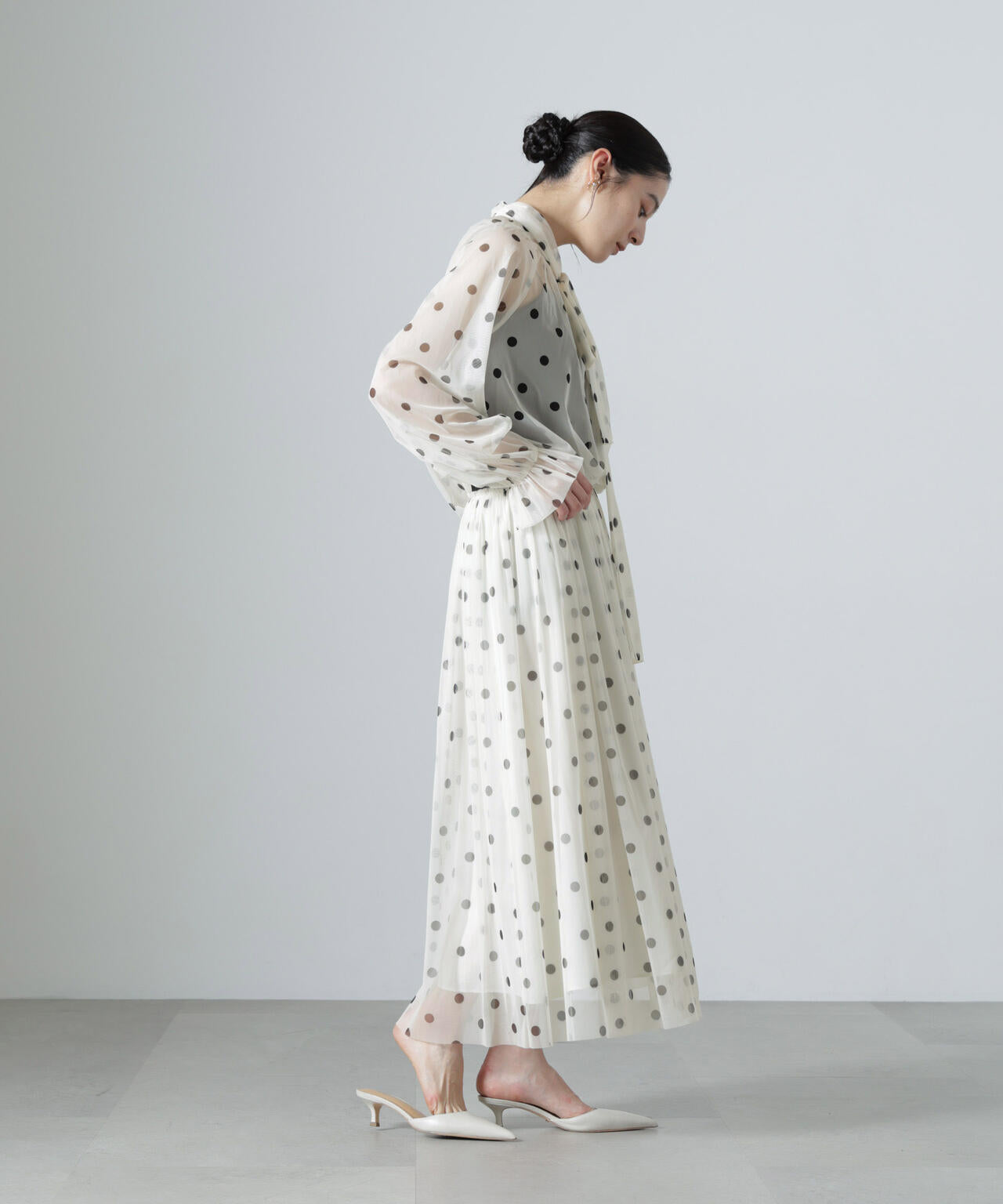 troisiemechaco/DOT×TULLE スカート(セットアップ可) 6716230006