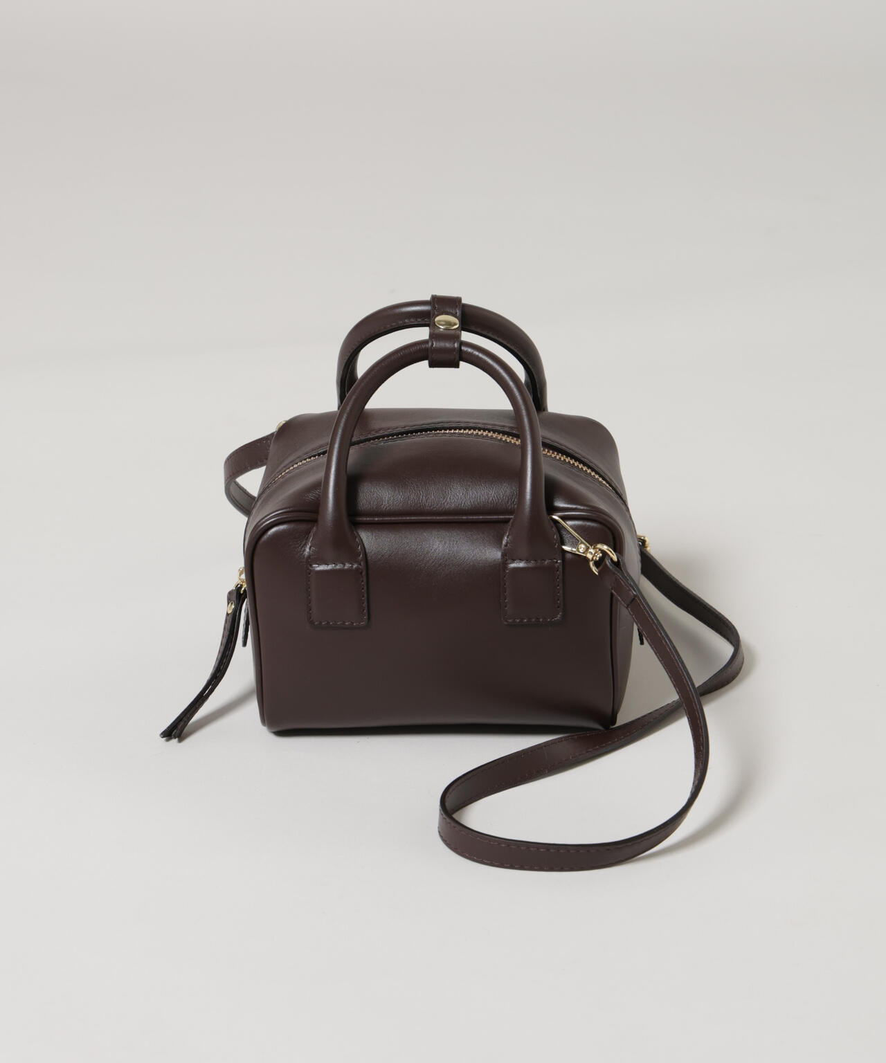GIORGIA MILANI/レザーミニボストンバッグ