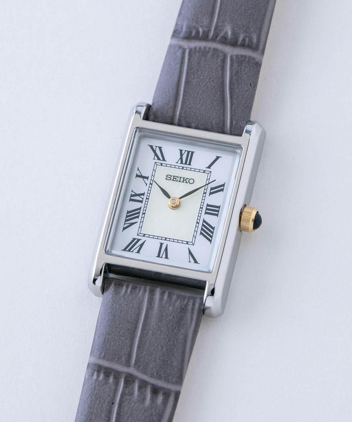 SEIKO/セイコー コラボレーション スクエア シルバー×グレー 6716237021
