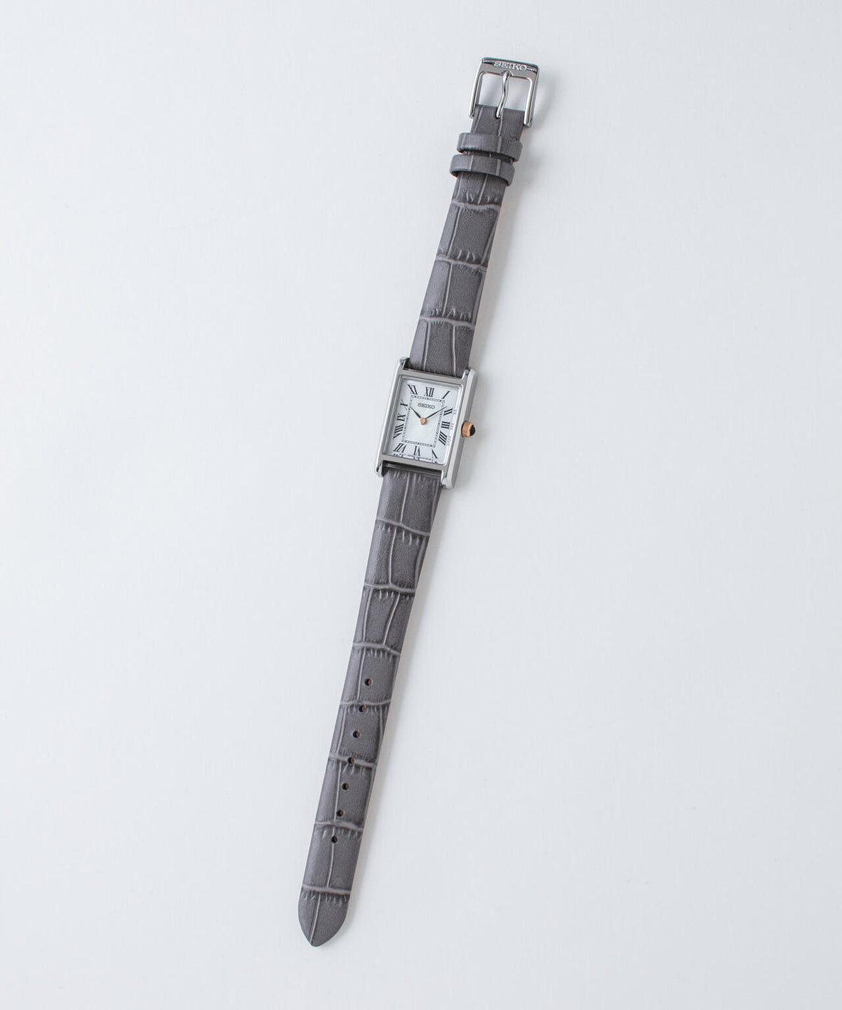 SEIKO/セイコー コラボレーション スクエア シルバー×グレー