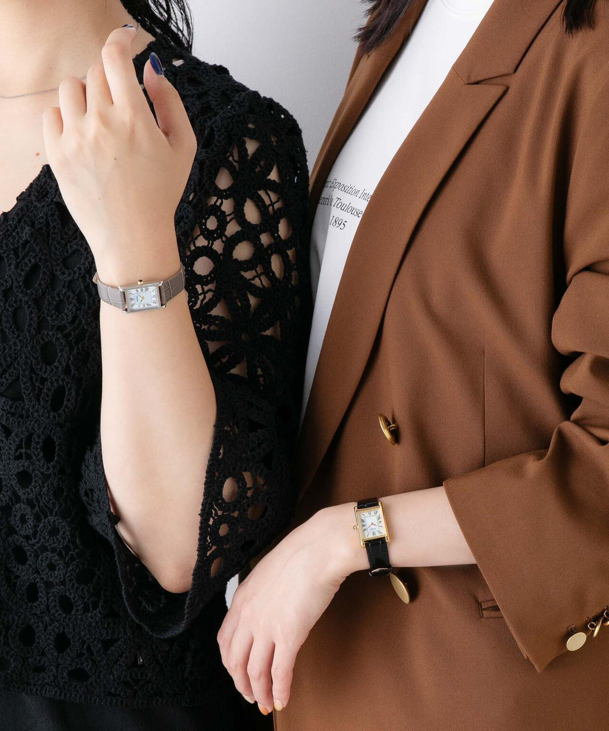 SEIKO/セイコー コラボレーション スクエア ゴールド×ブラック 6716237022