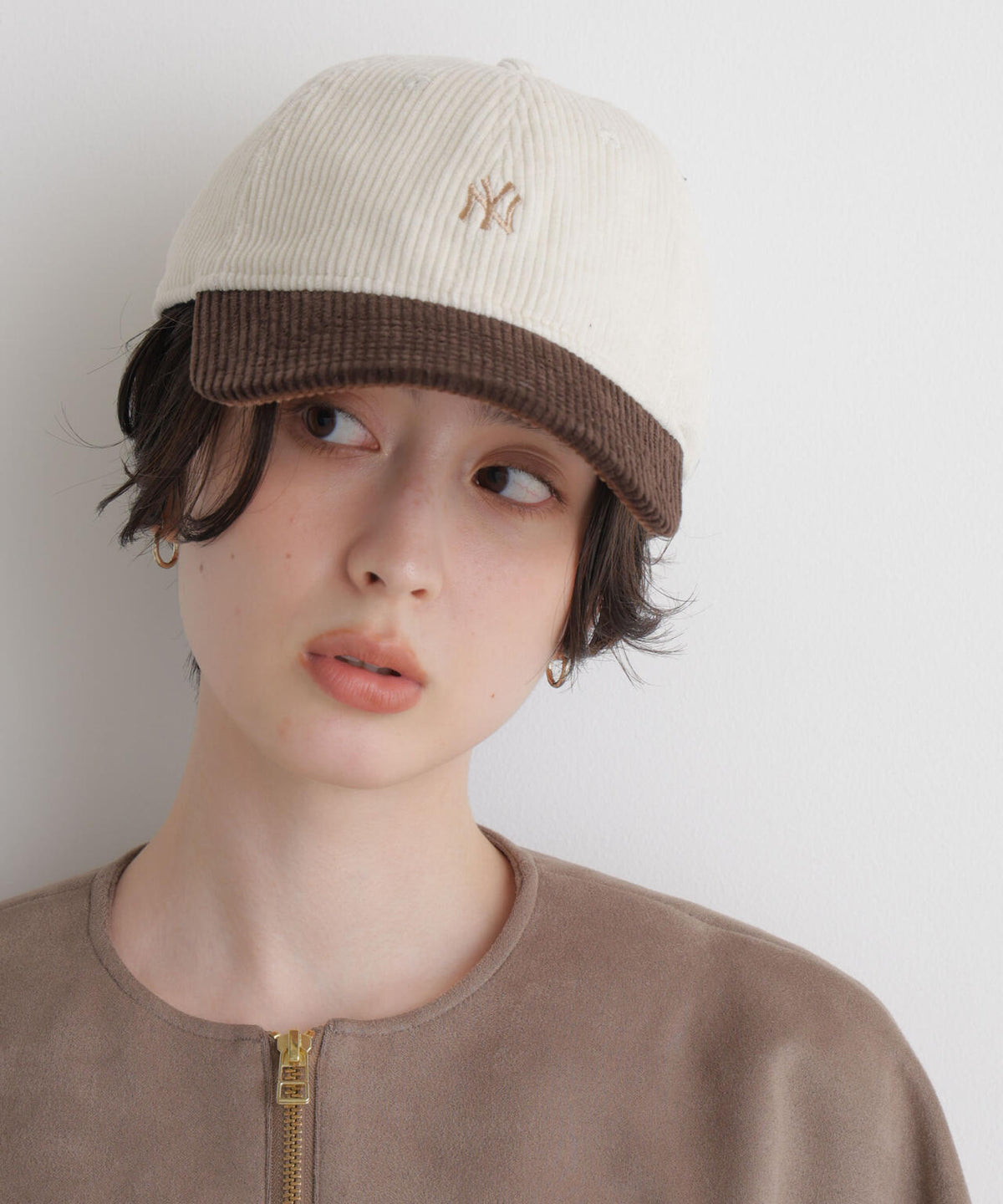 NEW ERA(R)/別注 CC NEYYAN MINILOGO corduroy