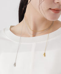 SOAC/Drop Bicolor Long Necklace