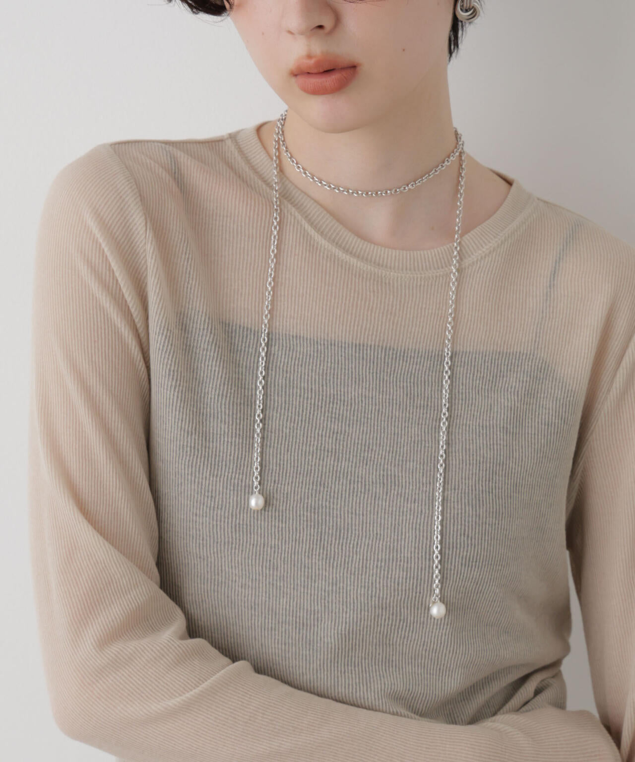 PHILIPPE AUDIBERT/Stow long necklace chain